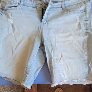Blue jeans shorts